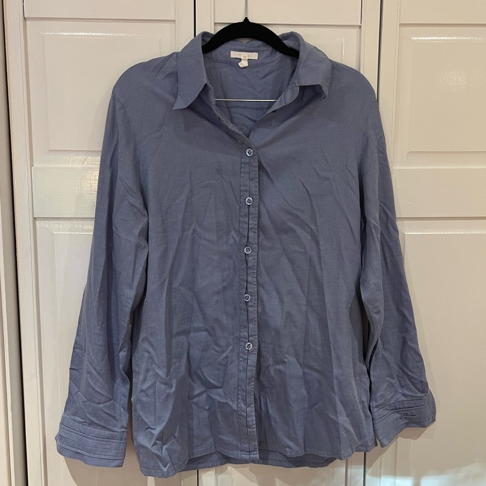 NWOT Escada Cotton Button Down Blouse